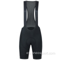 Pantalones cortos de babero esenciales de ciclismo de mujer pantalones cortos de babero negros